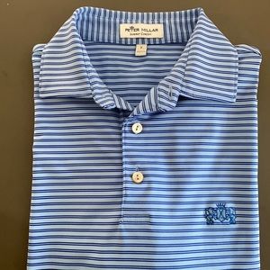 Light blue Peter millar golf polo size S